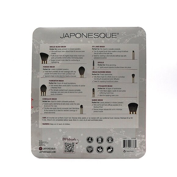 Japonesque 6-Piece Essentials Makeup Brush Set NEW Open Box - Picture 2 of 3